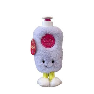 EOS Zuro Toy Vanilla Cashmere Purple Furry Plush Lotion Bottle